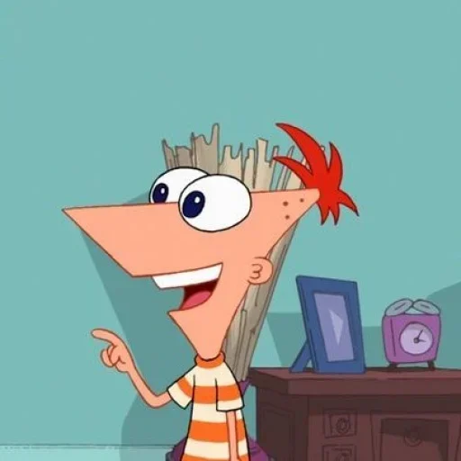 😐 Стикер «Phineas And Ferb» для Telegram