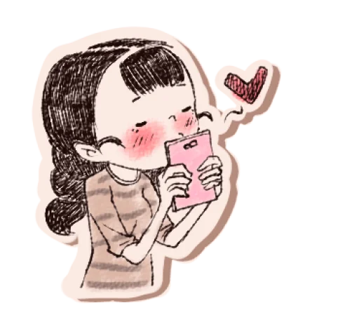 😘 Стикер «Phone Life» для Telegram