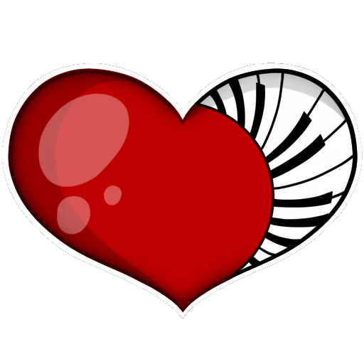 ❤️ Стикер «PianoGirl» для Telegram