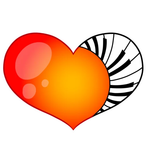 🧡 Стикер «PianoGirl» для Telegram