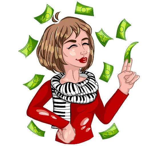 🤑 Стикер «PianoGirl» для Telegram