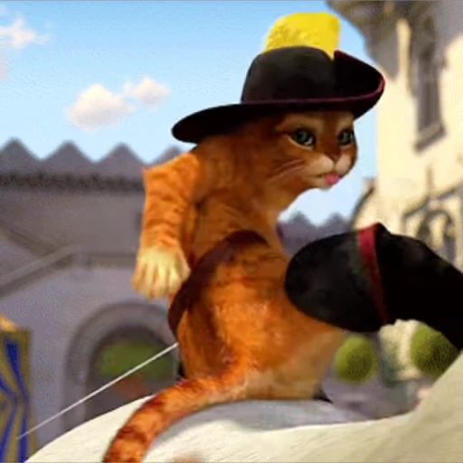 😏 Стикер «Puss in Boots» для Telegram