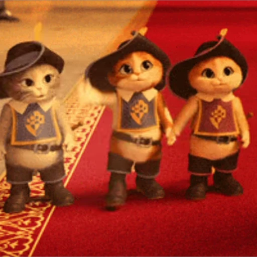 😺 Стикер «Puss in Boots» для Telegram