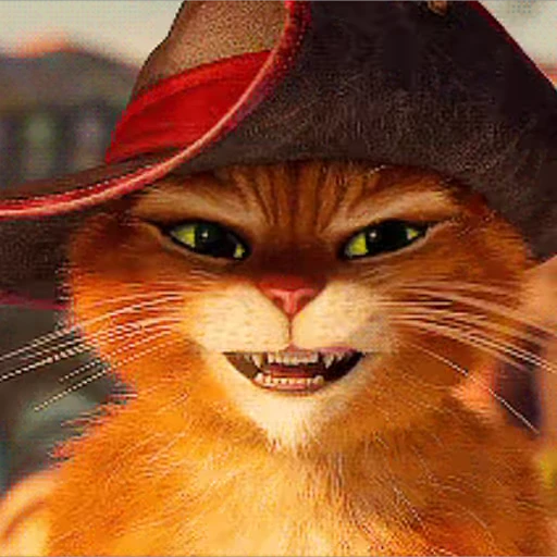 Стикерпак Puss in Boots для Telegram