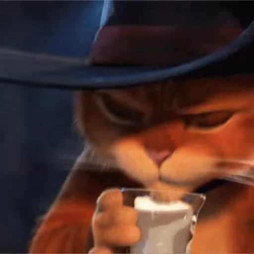 🍾 Стикер «Puss in Boots» для Telegram