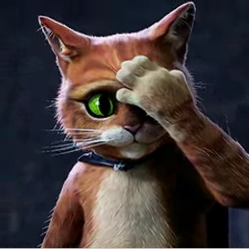 😩 Стикер «Puss in Boots» для Telegram