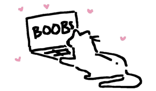 💓 Стикер «пикчи и коти» для Telegram