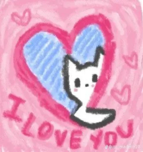 💘 Стикер «пикчи и коти» для Telegram