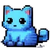 🐱 Эмодзи «Пиксельные эмодзи, цифры и новогодние» для Telegram