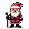 🎅 Эмодзи «Пиксельные эмодзи, цифры и новогодние» для Telegram