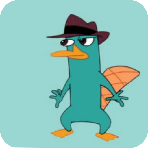 🧸 Стикер «Перри Утконос» для Telegram