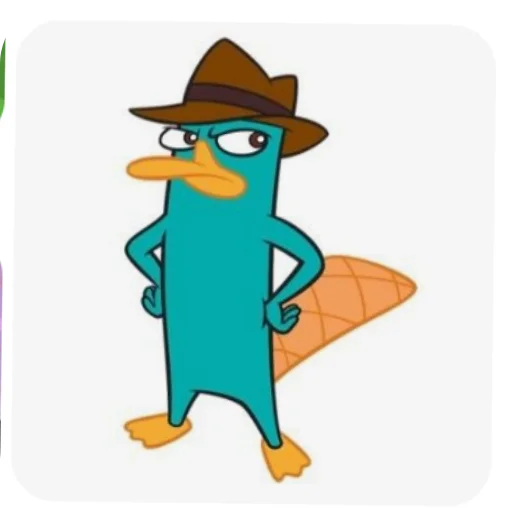 🧸 Стикер «Перри Утконос» для Telegram