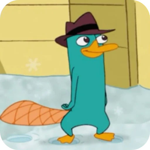 🧸 Стикер «Перри Утконос» для Telegram