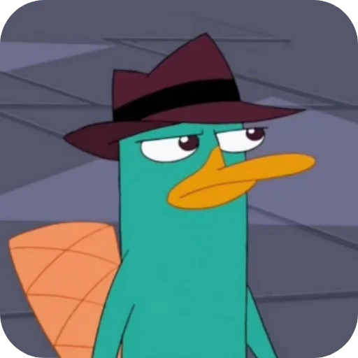 🧸 Стикер «Перри Утконос» для Telegram