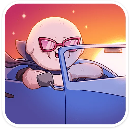 😎 Стикер «Пиф» для Telegram