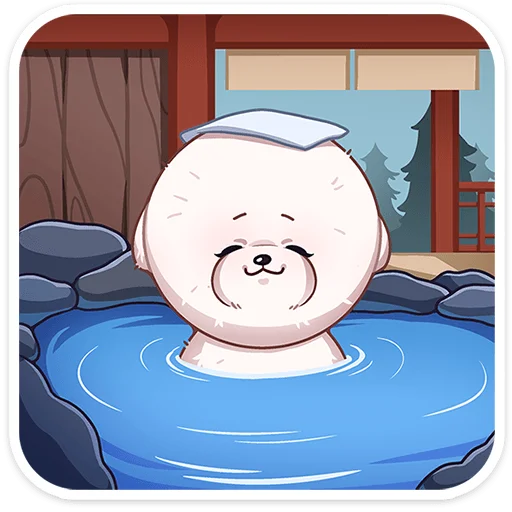 🛁 Стикер «Пиф» для Telegram