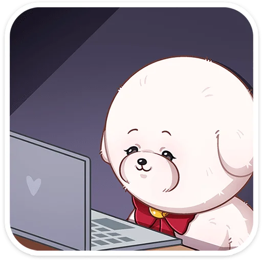 😊 Стикер «Пиф» для Telegram