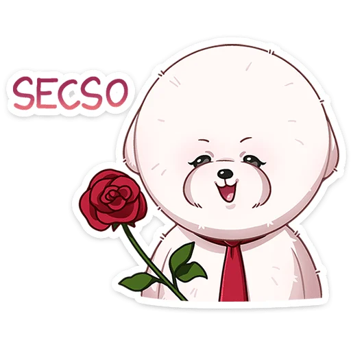 🌹 Стикер «Пиф» для Telegram
