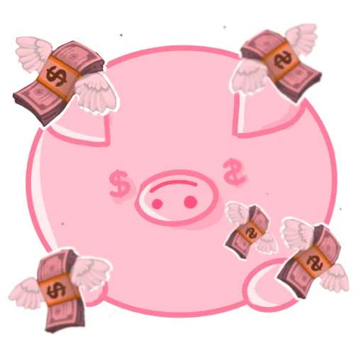 💸 Стикер «Свинота» для Telegram