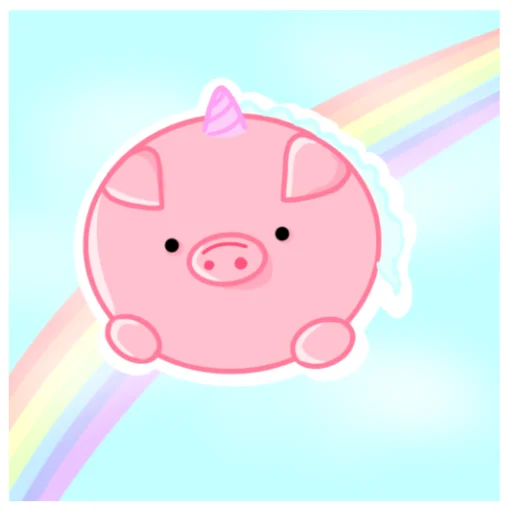 🦄 Стикер «Свинота» для Telegram