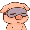 💤 Эмодзи «Свиняшка» для Telegram