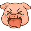 🤣 Эмодзи «Свиняшка» для Telegram