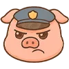 🚔 Эмодзи «Свиняшка» для Telegram