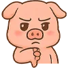👎 Эмодзи «Свиняшка» для Telegram