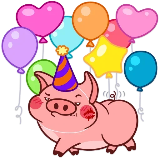 🥳 Стикер «Свин Валера 2» для Telegram