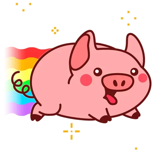 🌈 Стикер «Свин Валера 2» для Telegram