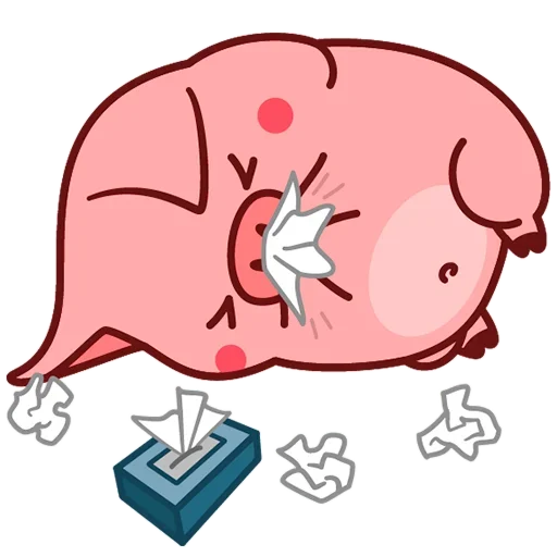 🤧 Стикер «Свин Валера 2» для Telegram
