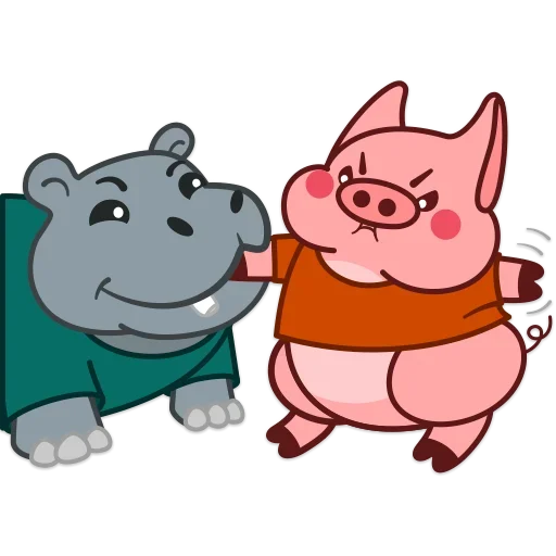 🦛 Стикер «Свин Валера 2» для Telegram