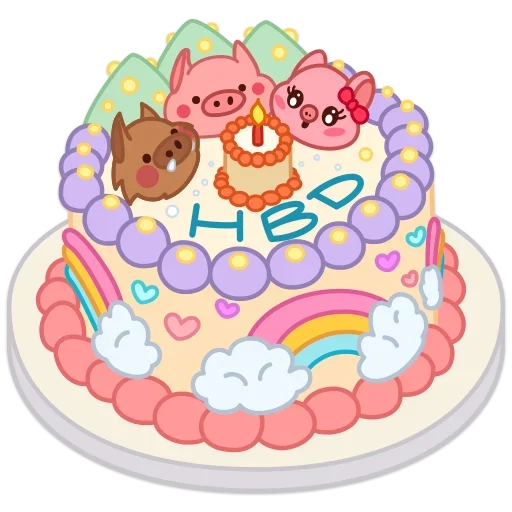 🎂 Стикер «Свин Валера 2» для Telegram