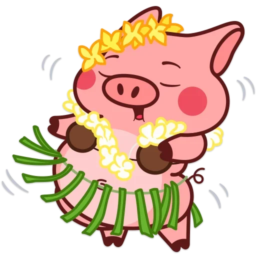 🌺 Стикер «Pig Valera» для Telegram