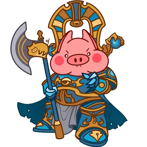 🎲 Стикер «Pig Valera» для Telegram