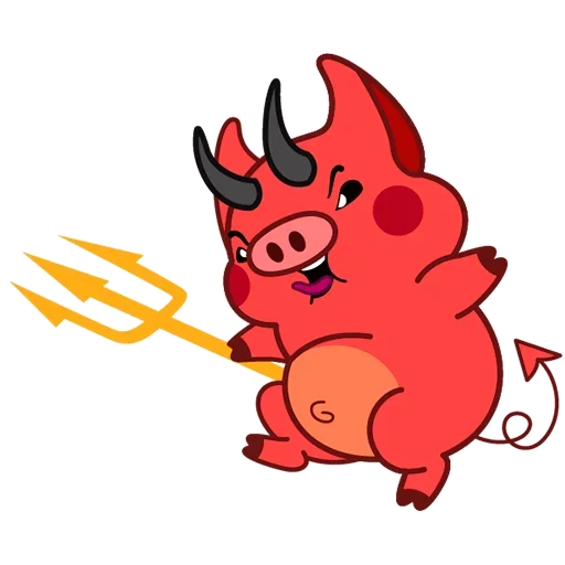 😈 Стикер «Pig Valera» для Telegram