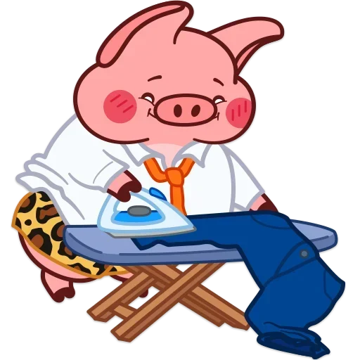 🧺 Стикер «Pig Valera» для Telegram
