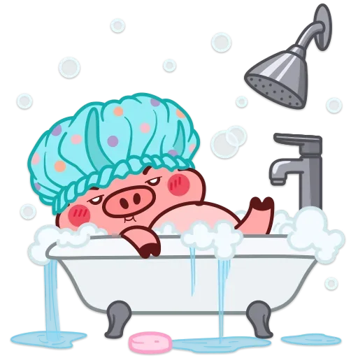 🛀 Стикер «Pig Valera» для Telegram