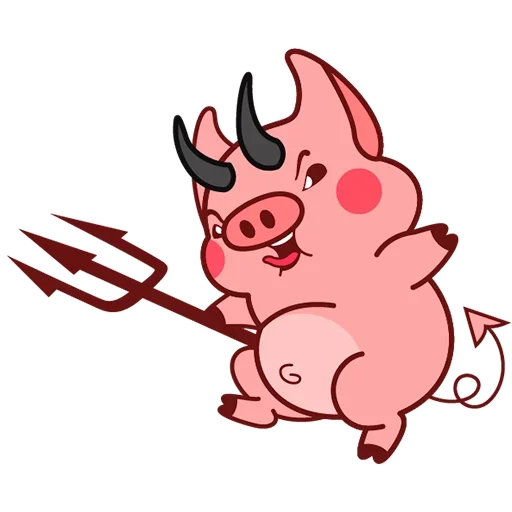 😈 Стикер «Pig Valera» для Telegram