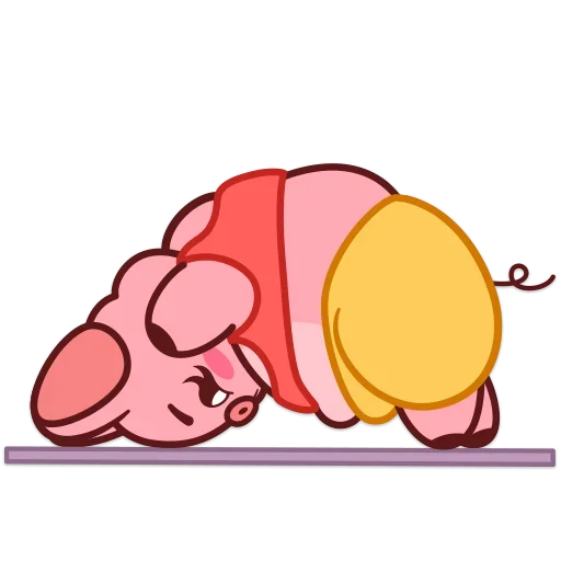 🧘‍♀️ Стикер «Pig Valera» для Telegram