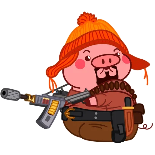🔫 Стикер «Pig Valera» для Telegram