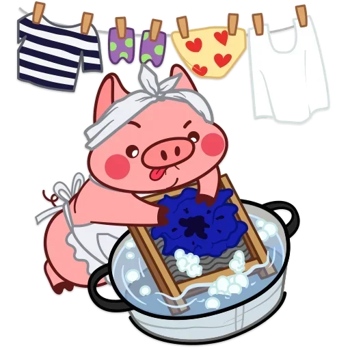 🧺 Стикер «Pig Valera» для Telegram
