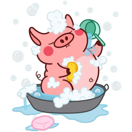 🧼 Стикер «Pig Valera» для Telegram