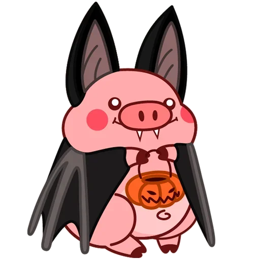 🦇 Стикер «Pig Valera» для Telegram