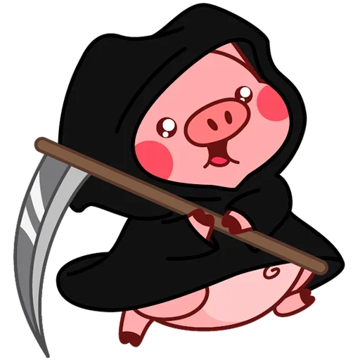 💀 Стикер «Pig Valera» для Telegram