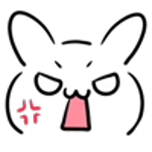 😡 Эмодзи «Свинка и Кролик» для Telegram