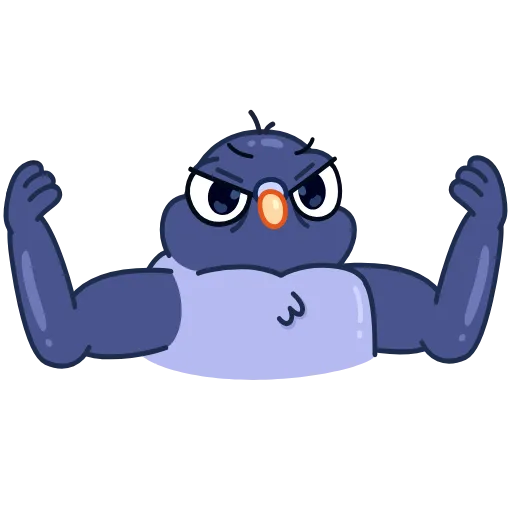 💪 Стикер «Голубчик» для Telegram