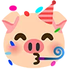 🥳 Эмодзи «pig farm» для Telegram
