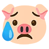 😥 Эмодзи «pig farm» для Telegram