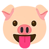 😛 Эмодзи «pig farm» для Telegram